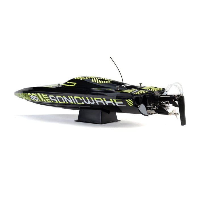 Pro Boat Sonicwake 36" V3 Self-Righting RTR V-Hull Brushless Boat BLACK 60mph 8s w/Spektrum SLT3 2.4GHz Radio PRB-2171T1