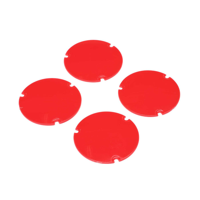 TLR Losi LOS-2890 Wheel Cover Set / Mud Plugs, Red : 22S Sprint