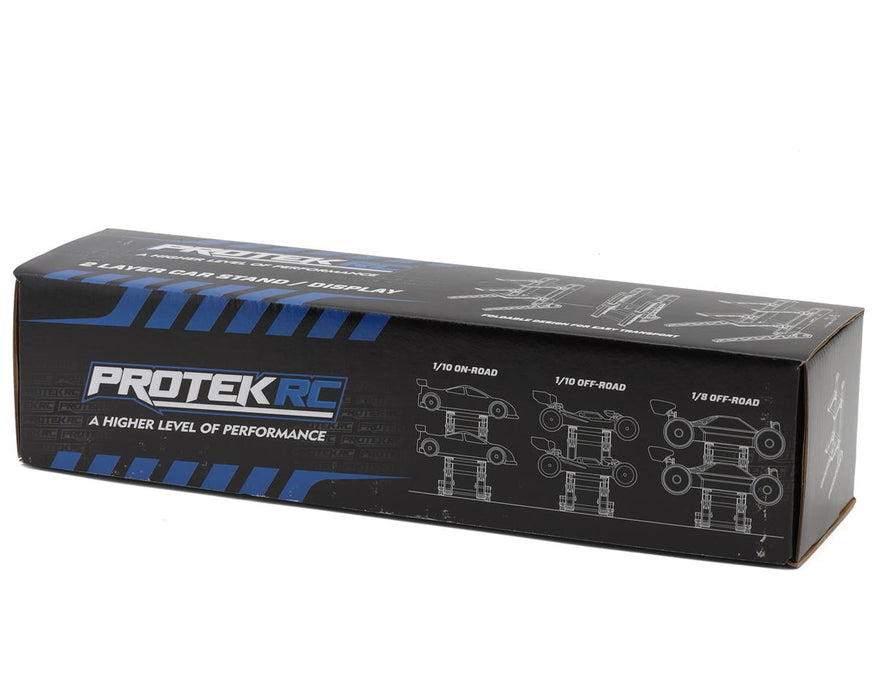 ProTek RC 2 Layer 1/10 & 1/8 Car Display Stand (200x240x325mm) W/ Carrying Bag PTK-8390