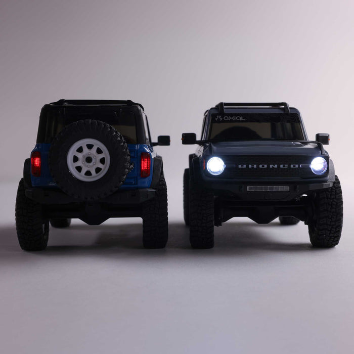 Axial AXI-2048T1 1/30 SCX30 Ford Bronco 4X4 RTR Brushed Rock Crawler (Battery & Charger Included), Blue
