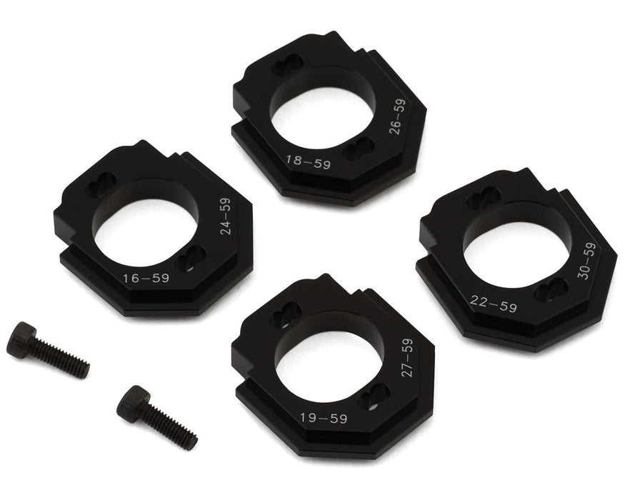 Hot Racing Arrma Grom Losi Nascar Aluminum Motor Mount Set Black 16-30T Pinion Typhon Mojave Mini Kraton HRAGRM18V01