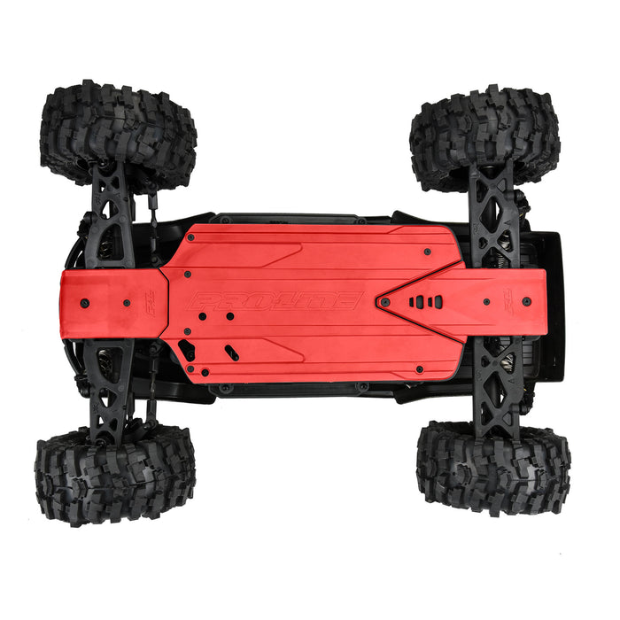 Pro-Line PRO639707 Bash Armor Chassis Protector (RED) for ARRMA 3S Long WB