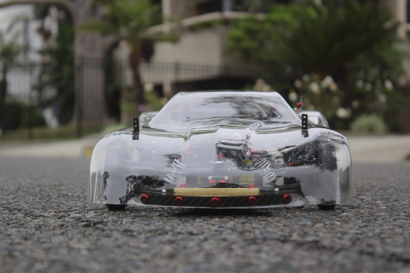 Racer RC by Andy’s LS-22 Corvette Wide Body w/ Protective Film .040 CLEAR Drag SCT Street Eliminator NPRC Outlaw