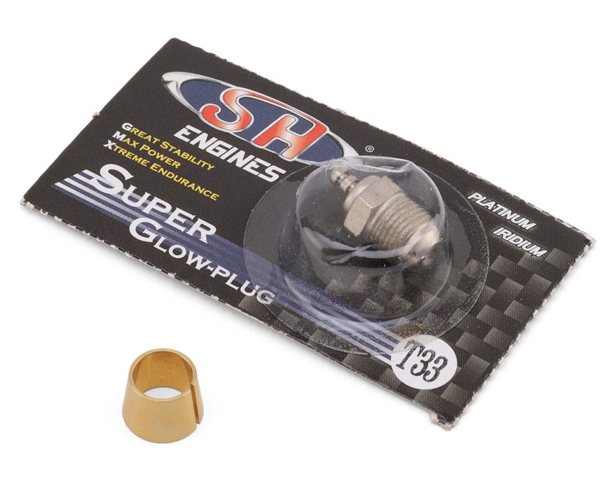 SH Engines .12 Pro Rear Exhaust Touring Car & Truck Nitro Engine (Turbo Plug) (Black) SHEPT12R02SXT-2