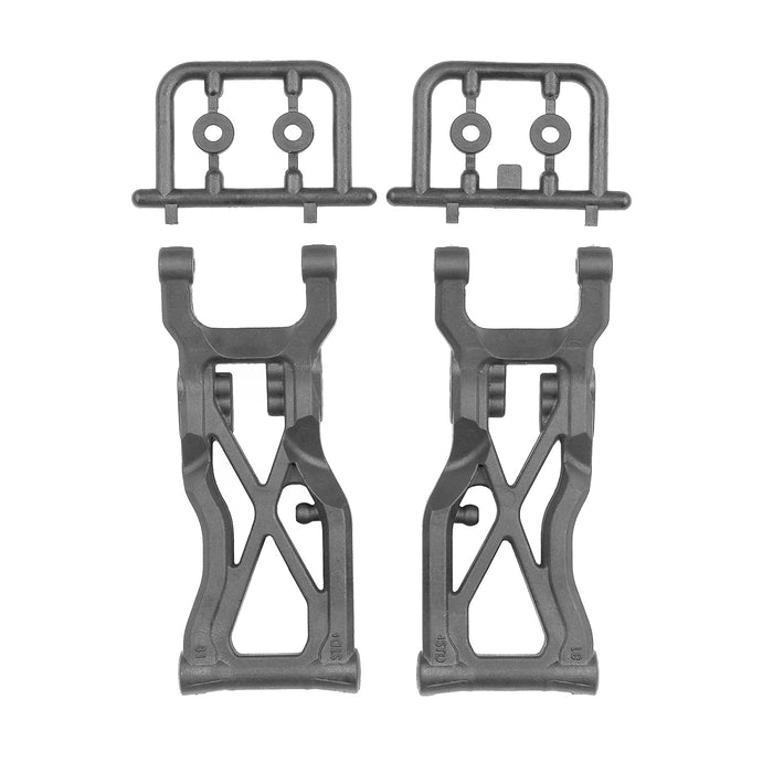 Team Associated ASC92591 RC10B7 B7 FT Carbon Rear Suspension Arms V2, 81mm B7.1