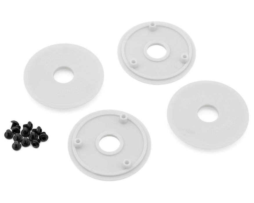 Pro-Motion 1/10 Magnum 2.2'' Dirt Oval Wheels Mud Covers (White) (4) PMT7030-W