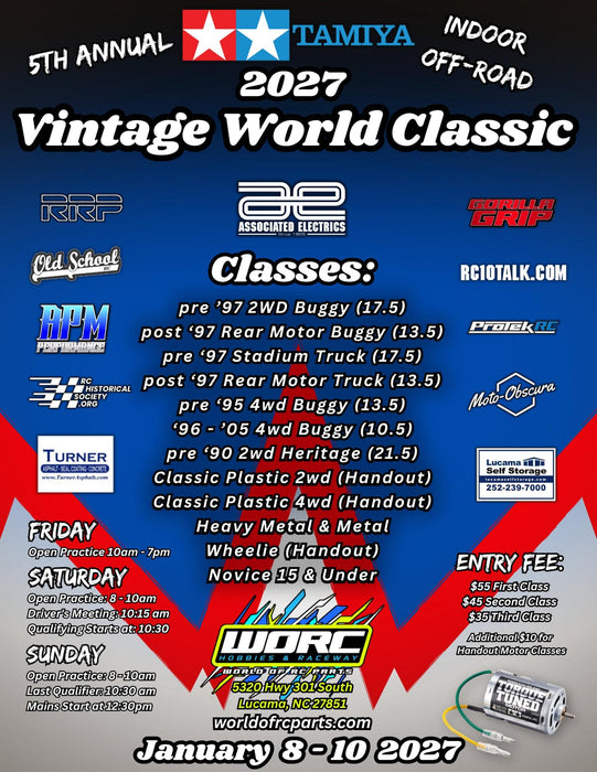 VINTAGE WORLDS 2027 Pit Space