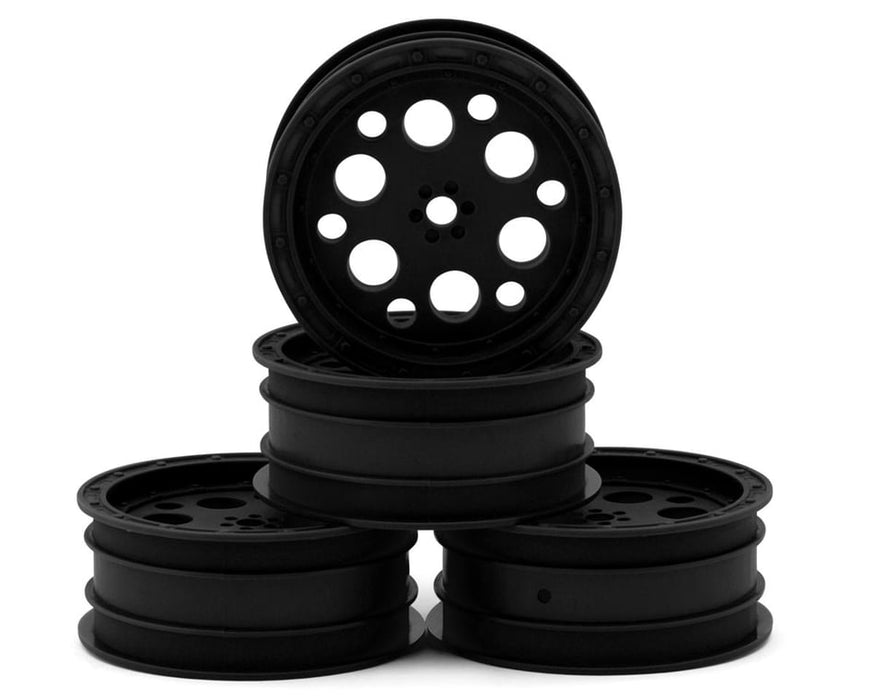 Pro-Motion PMT7010-B 2.2" Magnum Front 1/10 Dirt Oval Wheels (Black) (4) w/12mm Hex