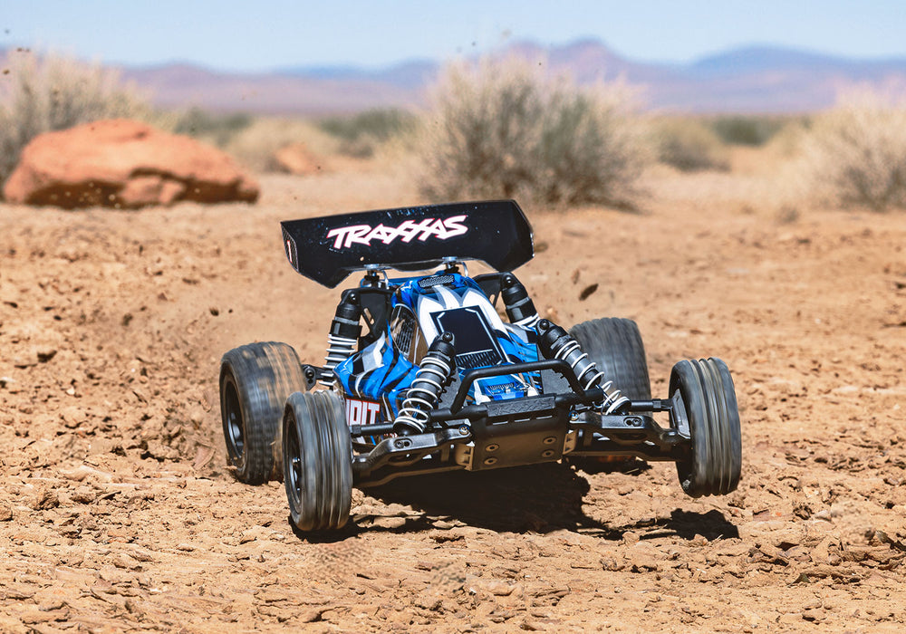 Traxxas TRA24254-8 BLUE Bandit HD w/ USB-C Charger & 7-cell 8.4 V NiMH battery