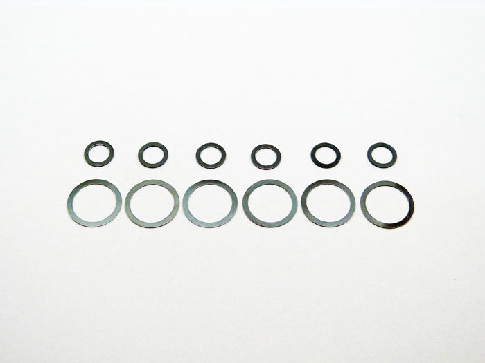 CUSTOM WORKS RC CW7049 METRIC SHIM KIT 6 each of 5mm and 10mm