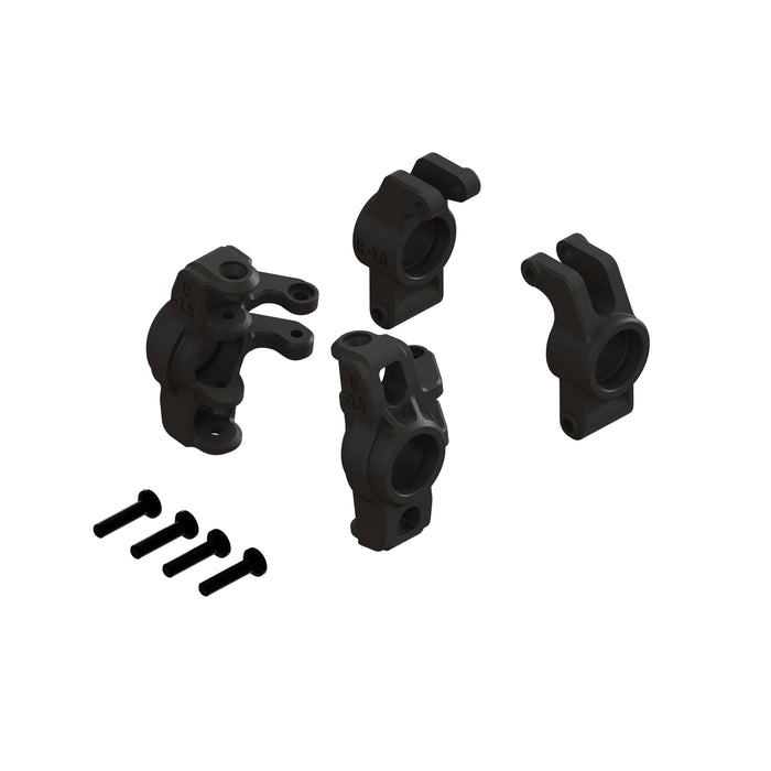 Arrma Losi NASCAR ARA330841 Mojave Grom Steering Knuckles & Rear Hubs Set (B)