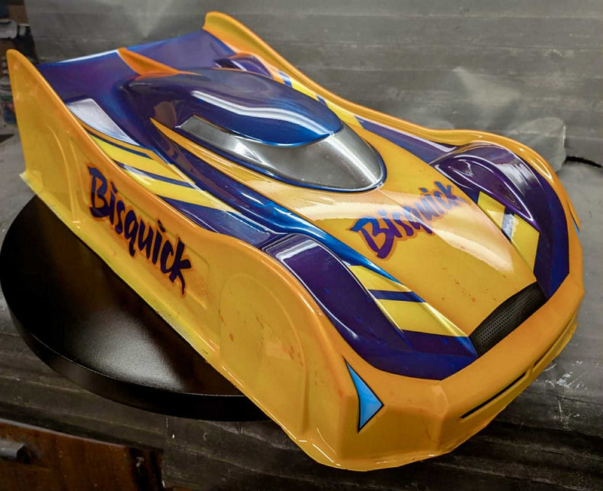 SHARK RC 1/7 Scale Drag Race Limitless Infraction CLEAR BODY Killer Cady 150mm Speed Run 0.60