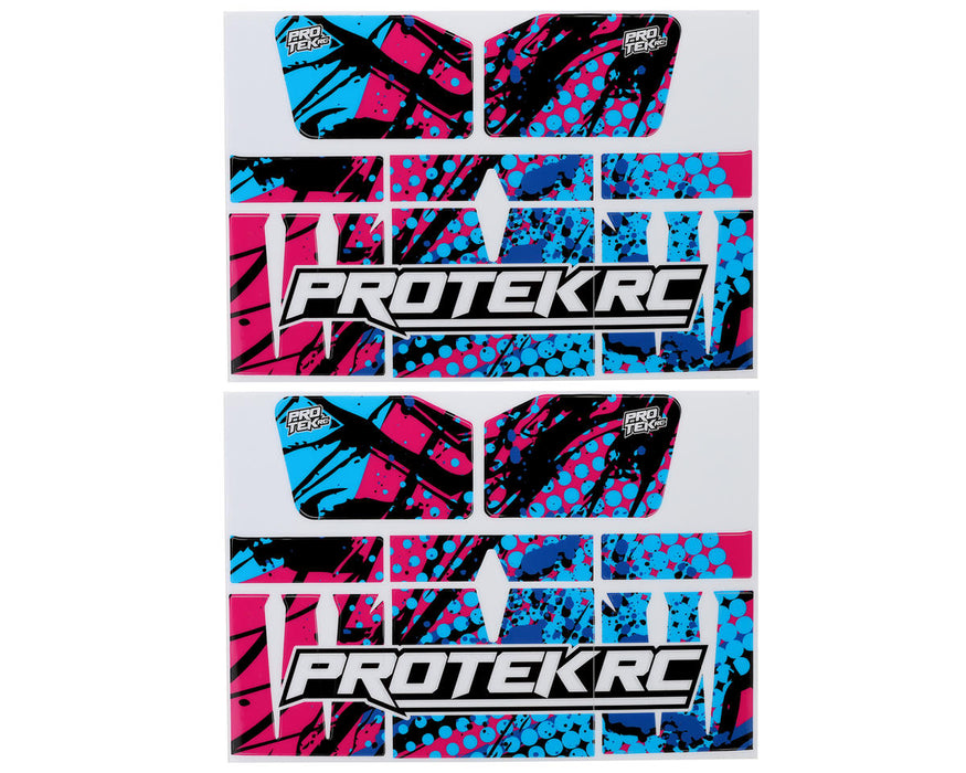 ProTek RC PTK-1220 JConcepts 1/8 Razor Wing Wraps (Hectic) (2)