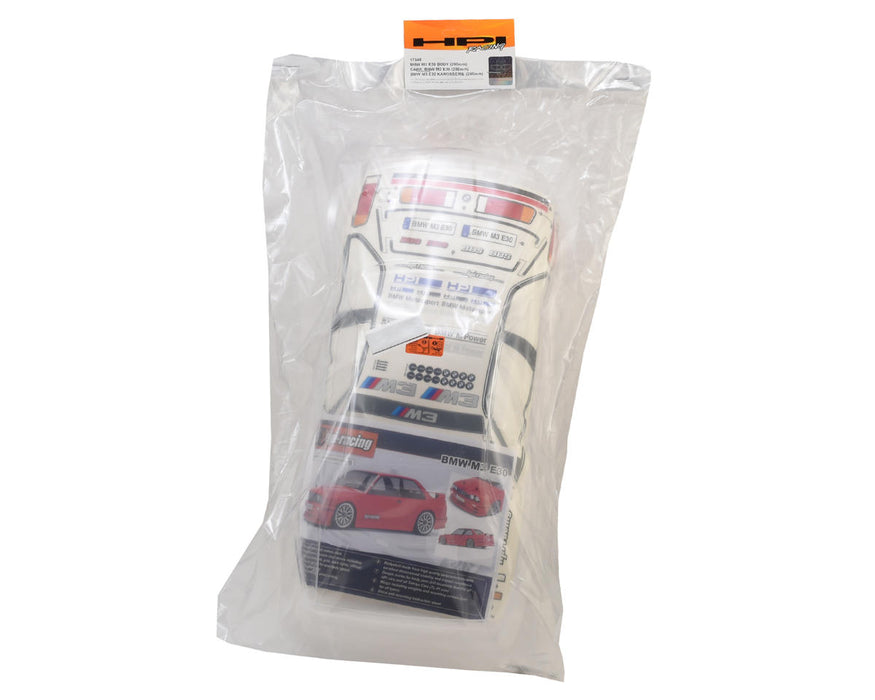 HPI BMW E30 M3 Body, 200mm CLEAR UNPAINTED HPI17540