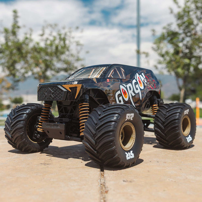 ARRMA ARA2130T3 1/16 GORGON GROM 4X4 RTR Brushed Monster Truck (Battery & Charger Included), Bronze