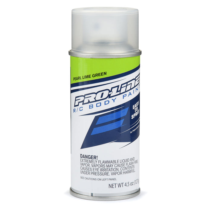 Pro-Line PRO643802 RC Body Spray Polycarbonate Paint PEARL LIME GREEN Single 4.5 oz (127 g.) Individual Aerosol Can