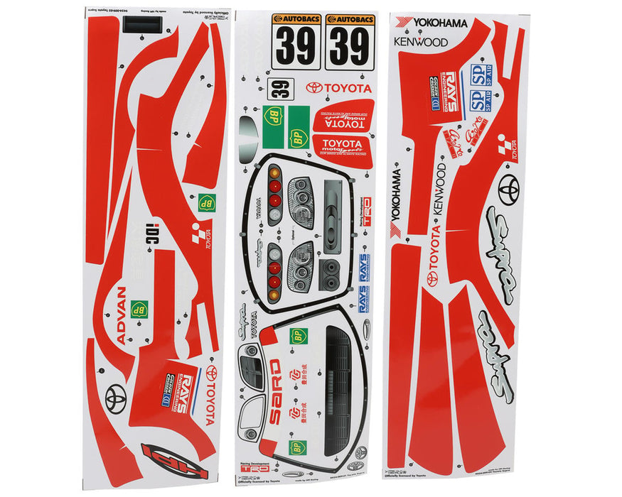 HPI 1/10 Toyota Supra Polycarbonate Touring Car Body 200mm CLEAR UNPAINTED HPI7424