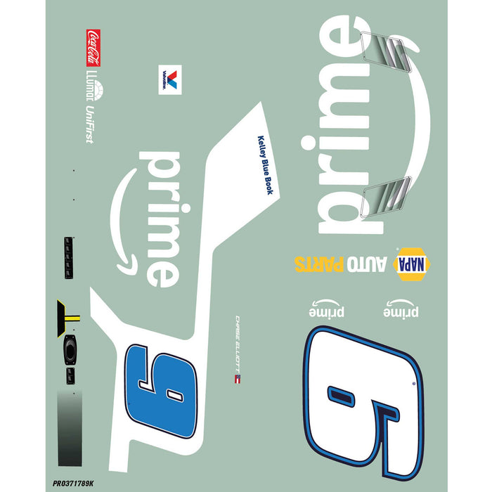 Proline PRO371721 1/12 Chase Elliott #9 Amazon Prime Body LOSI NASCAR GROM  Limited Edition