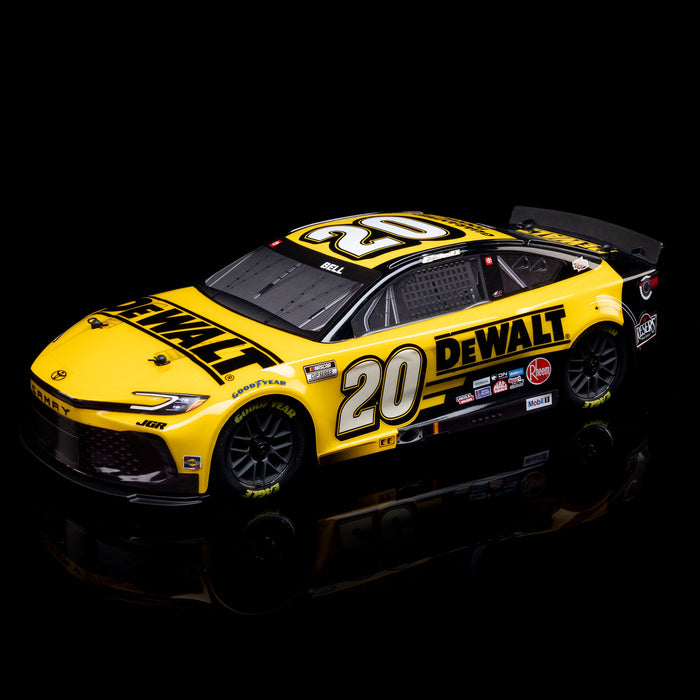 LOSI LOS1122520 1/12 NASCAR RC Racecar Christopher Bell® #20® 2025 DEWALT Toyota Camry XSE 2S AWD RTR Brushed On-Road (Battery & Charger Included), Yellow
