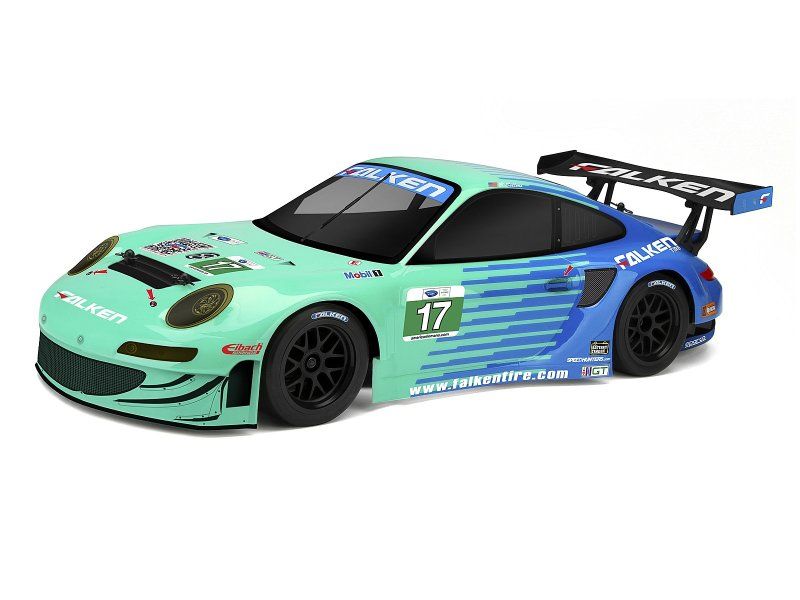 HPI 2012 Porsche 911 GT3 RSR Body 206mm / 210mm CLEAR UNPAINTED HPI108370
