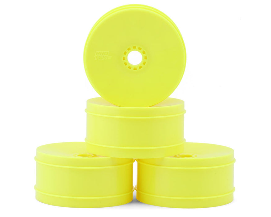 ProTek RC PTK-2751 83mm Concave 1/8 Buggy Wheels (Yellow) (4)