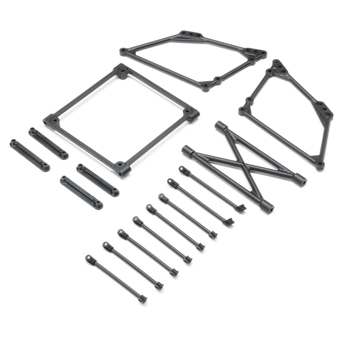 TLR Losi LOS-2428 Top Wing Mount Set, Black: 22S Sprint