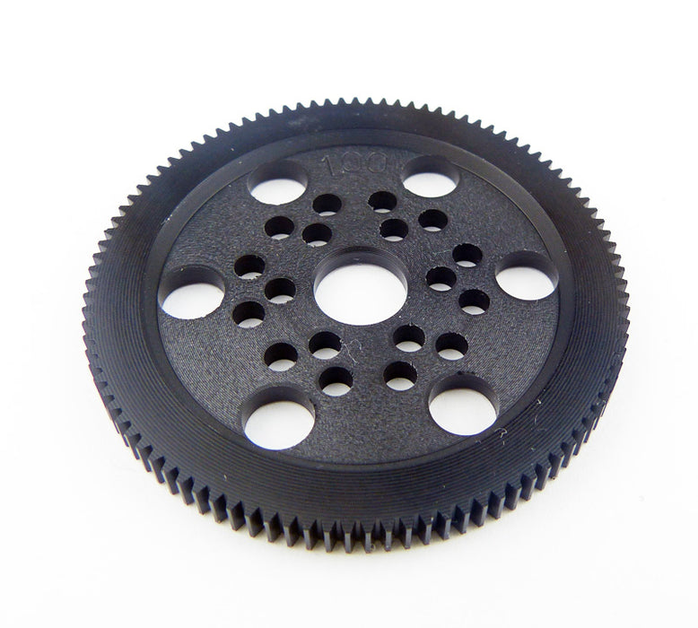 Custom Works TS6800 True Speed 48P 100T WIDE PRECISION MACHINED SPUR GEAR Transmission / Ball Diff