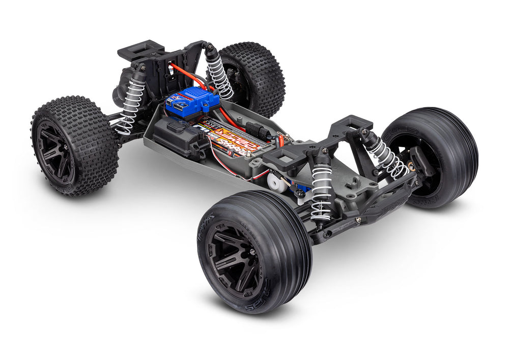 Traxxas TRA37254-8 RED X RTR Rustler 2WD XL-5 HD Clipless Body w/ NiMh Battery & USB-C Charger Titan 12T Brushed Motor