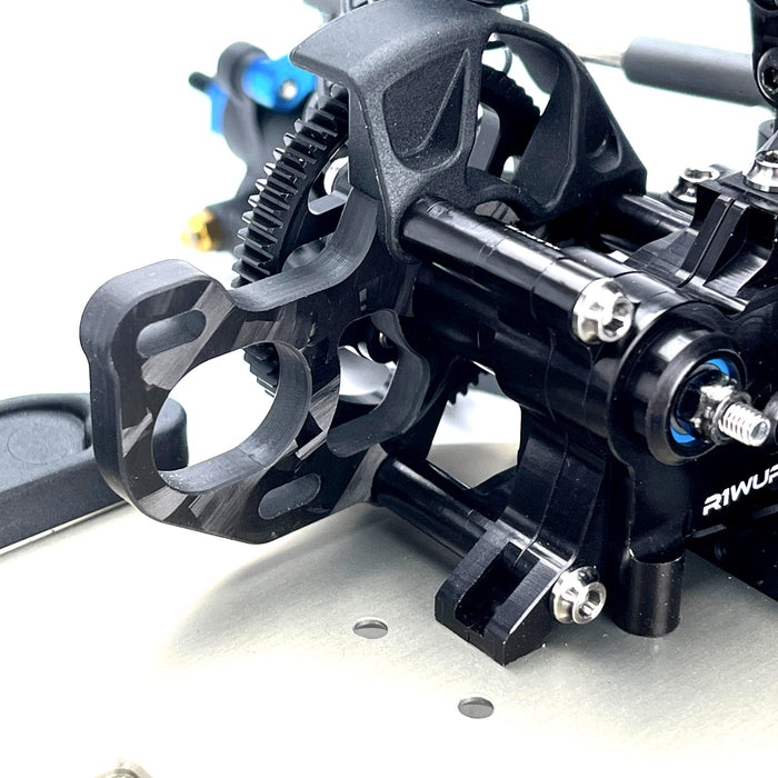 R1 WURKS R1-900079C Associated B7 Series Motor Mount, Top Support, Carbon Fiber