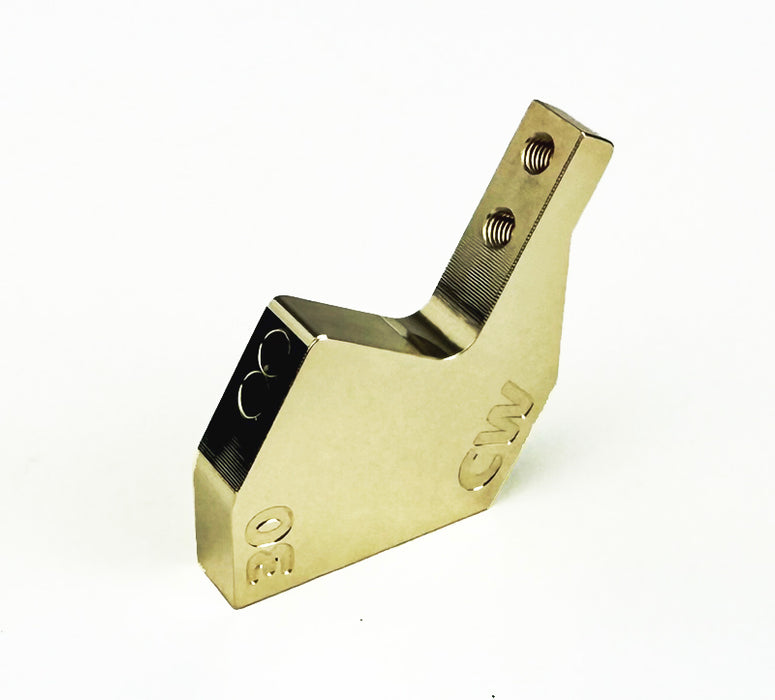 Custom Works CW2422 BRASS FRONT SUSPENSION MOUNT 30º (3MM)