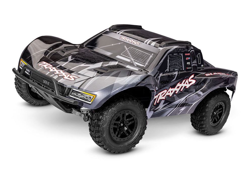 Traxxas Slash  68454-4 BLACK VX3 1/10 RTR 4x4 Brushless Short Course Truck 3S ESC, TQi™ Sport 2.4GHz Radio & TSM