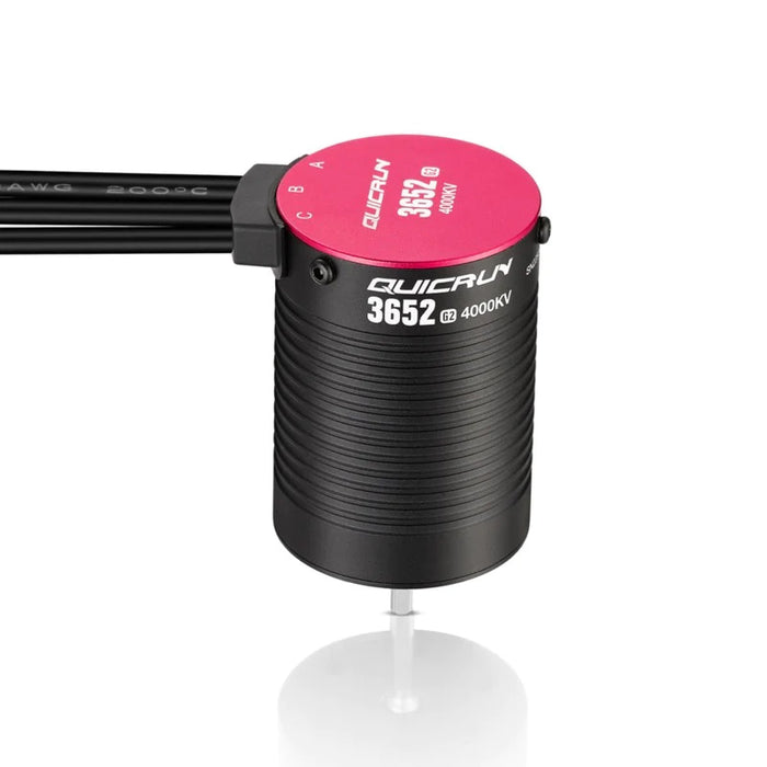 Hobbywing HWI30404401 QUICRUN 3652 SL Brushless G2 Motor 4000kv 4-pole 1/8 shaft