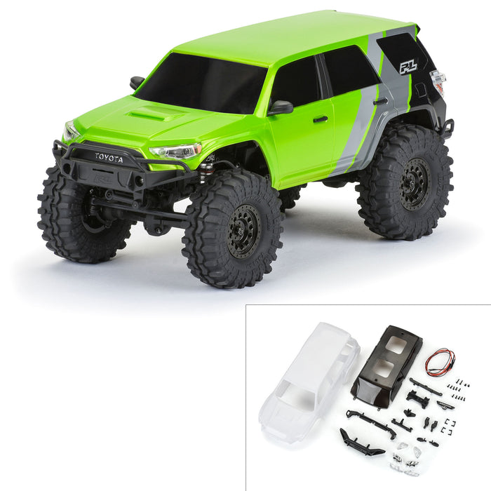 Pro-Line PRO362100 1/24 2023 Toyota 4Runner TRD Pro White Hard Body Unassembled: SCX24