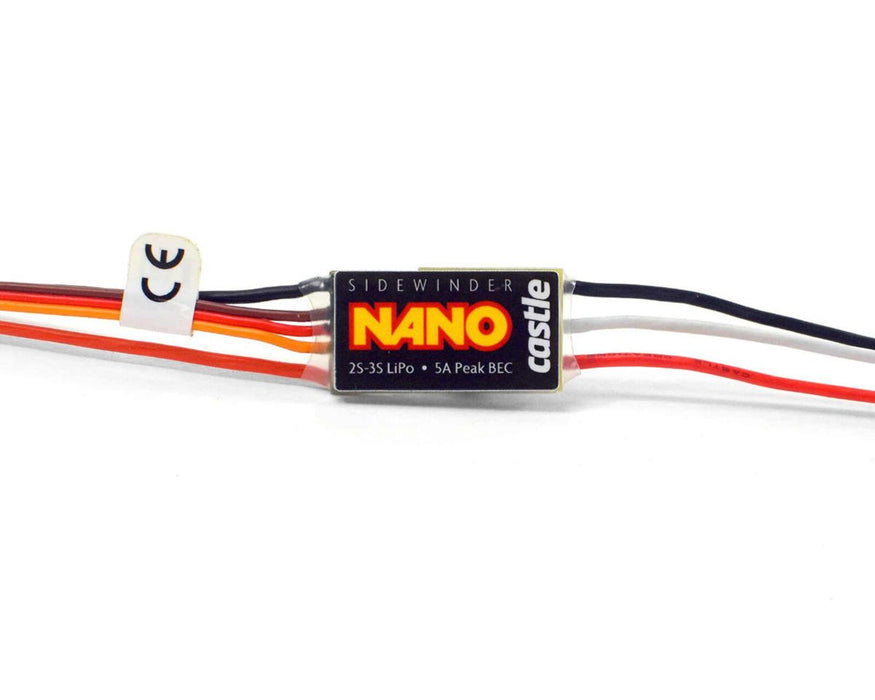 Castle Creations CSE010-0176-00 Sidewinder Nano Micro Brushless/Brushed ESC (12.6V)