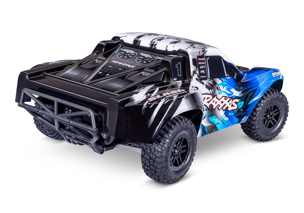 Traxxas 58434-4 BLUE Slash 2WD VX3 Brushless HD 1/10 Scale Short Course Truck LCG Clipless body - NO Battery & Charger