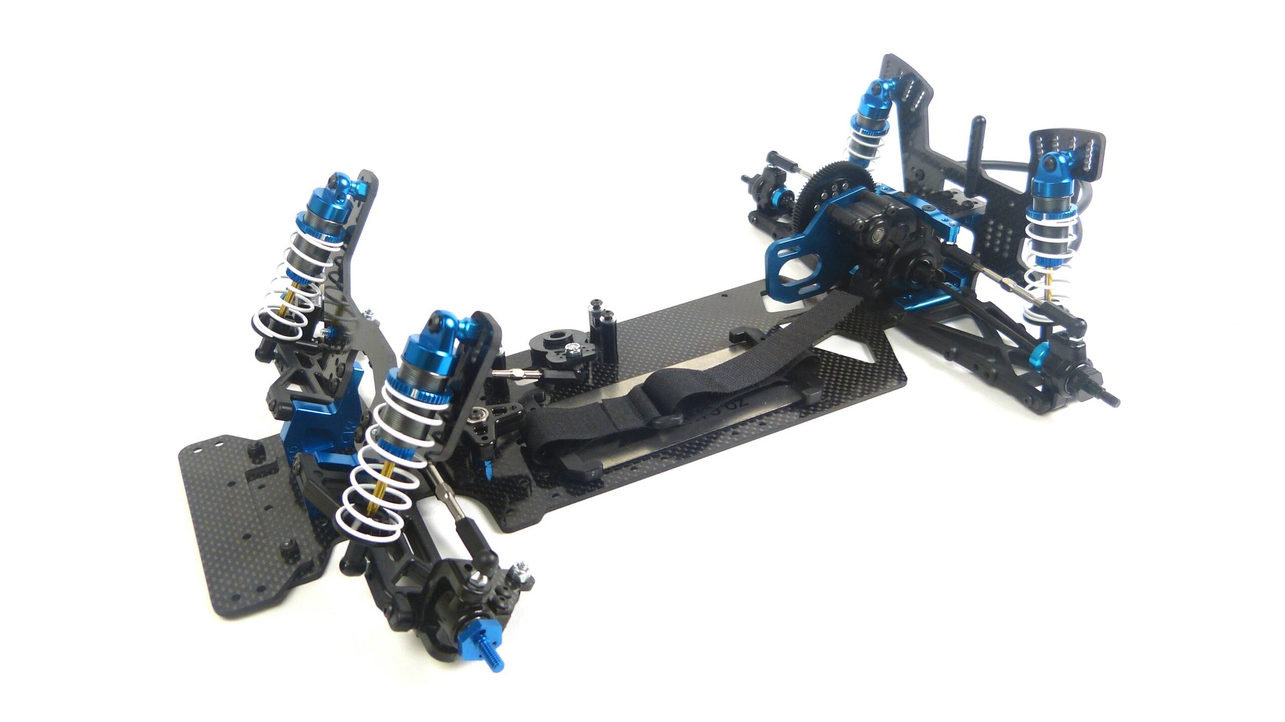 Custom Works CW0650 Beast Rubber Tire 1/10 Midet Oval Racing Kit ...