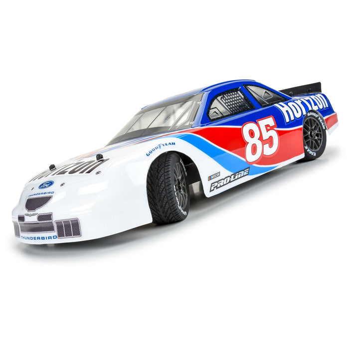 Pro-Line PRO1028310 1/12 Goodyear Eagle Wet Tire F/R MTD Gray Wheels (4): Losi NASCAR Black Font / Rear