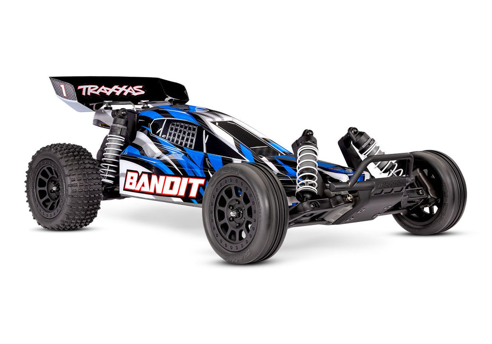 Traxxas TRA24254-8 BLUE Bandit HD w/ USB-C Charger & 7-cell 8.4 V NiMH battery