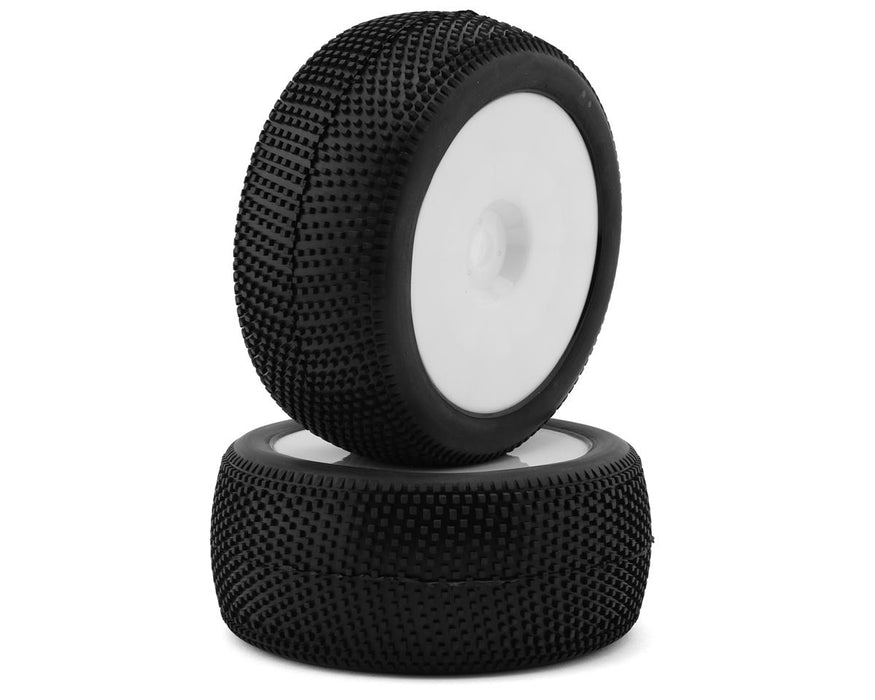 Raw Speed RC RWS180205SSLBW Villain 1/8 Truggy Pre-Mounted Tires (White) (2) (Super Soft - Long Wear)