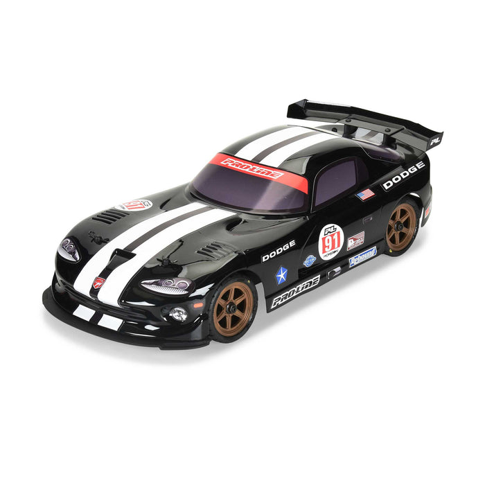 ProLine PRO368414 1/12 Pre-Cut 2002 Dodge Viper GTS Black Body: Losi NASCAR