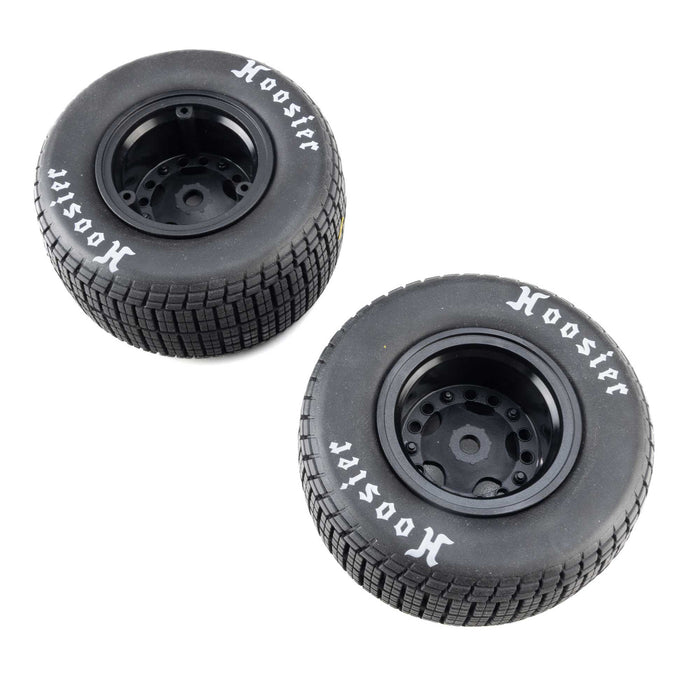 Losi LOS-4237 Hoosier Tires, Medium, Mounted, Black, Left/Right (2): 22S DLM