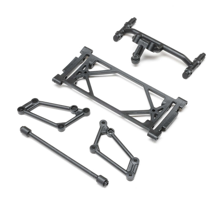 TLR Losi LOS-2423 Front Wing Mount Set, Black: 22S Sprint