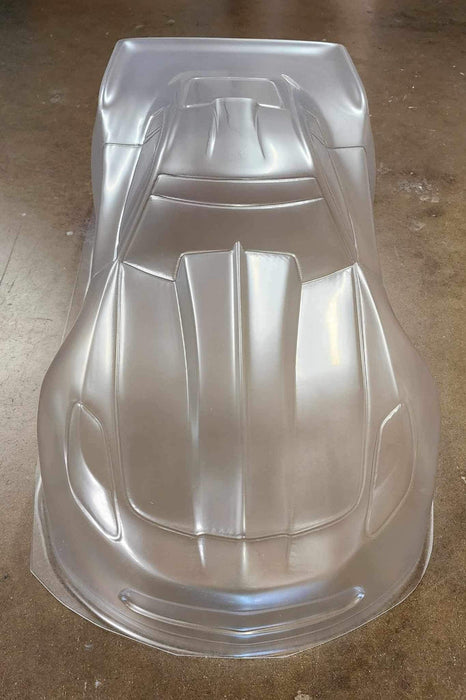 Racer RC by Andy’s LS23W Corvette Wide Body w/ Protective Film .040 CLEAR Drag SCT Street Eliminator NPRC Outlaw