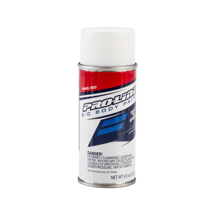 Pro-Line RC Body Spray Polycarbonate Paint Pearl Red Single 4.5 oz (127 g.) Individual Aerosol Can PRO643804