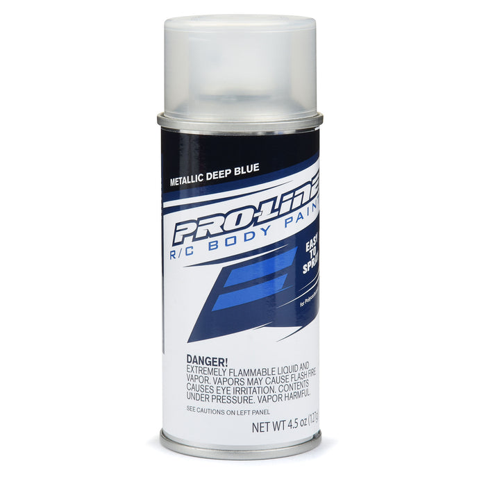 Pro-Line PRO643703 RC Body Spray Polycarbonate Paint METALLIC DEEP BLUE Single 4.5 oz (127 g.) Individual Aerosol Can
