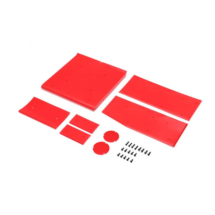 TLR Losi LOS-1895 Wing Panel Set, Red: 22S Sprint