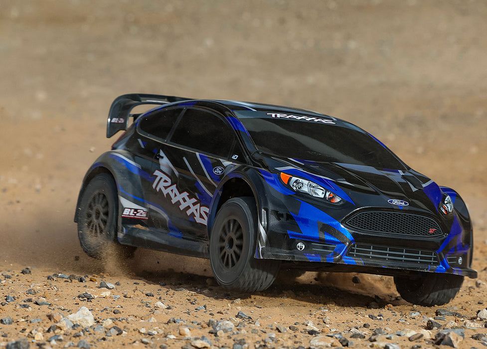 Traxxas TRA74154-4-BLUE Ford Fiesta ST Rally BL-2s