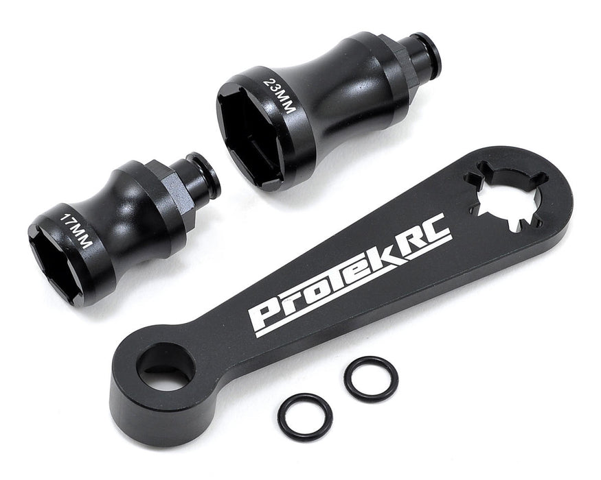 ProTek RC PTK-2024 Aluminum Hex Wheel and Flywheel Wrench (Buggy, Truggy 17mm & 23mm)