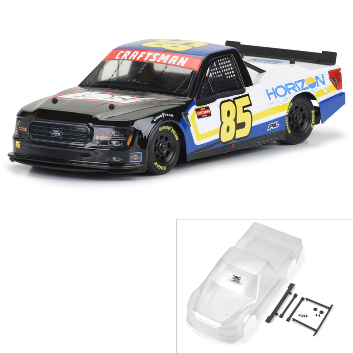 Proline PRO365400 Pre-Cut 2024 Ford F-150 NASCAR Truck Series Clear Body for Losi NASCAR Racecar