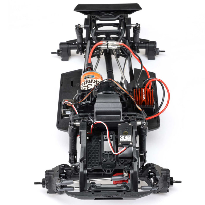 Axial RC AXI-2036T1 1/10 SCX10 III Coyote 4X4 RTR Brushed Rock Crawler, Silver